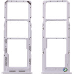 Samsung A04S A047 Dual Sim Card Holder White Original Service Pack - (GH98-47703B)
