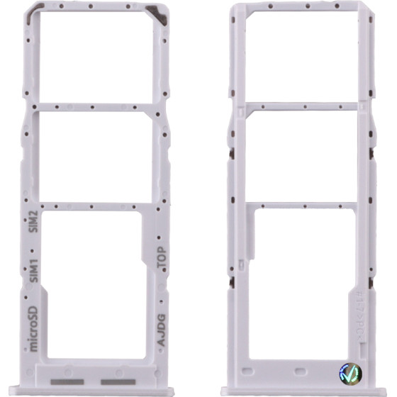 Samsung A04S A047 Dual Sim Card Holder White Original Service Pack - (GH98-47703B)