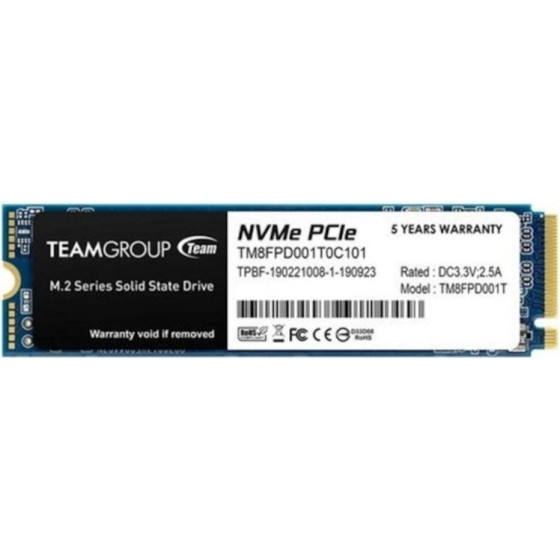 TeamGroup MP33 PRO SSD 1Tb M.2 NVME PCI EXPRESS 3.0 - (TM8FPD001T0C101)