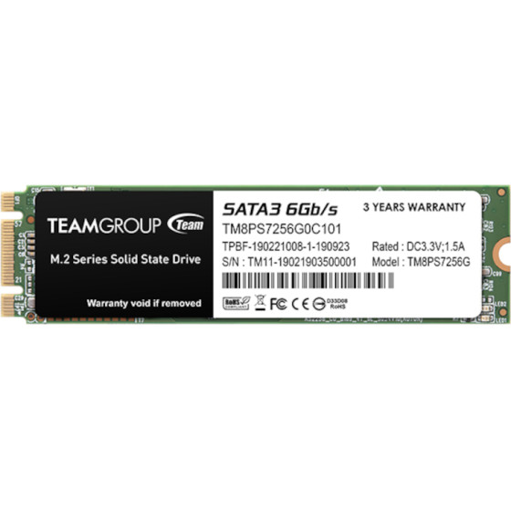TeamGroup MS30 256GB M.2 SATA3 550/470 - (TM8PS7256G0C101)