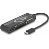 DeLock Card Reader ��� Micro SD/SD/CF/MS/xD, USB-C, ����� - (91739)