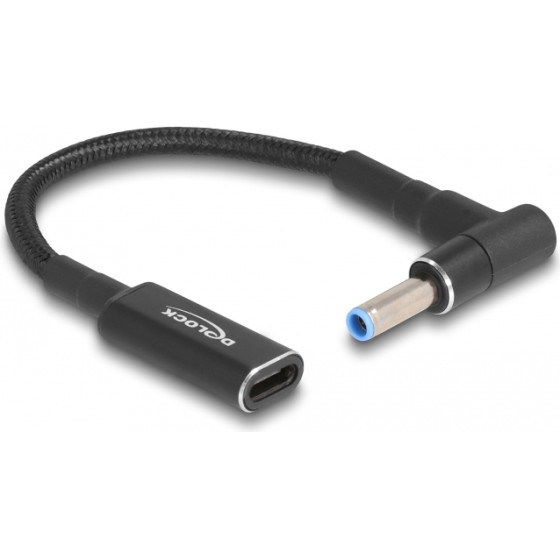 DeLock ������� ����������� USB-C �� Hp 4.5x 3.0mm, 15cm, ����� - (60031)