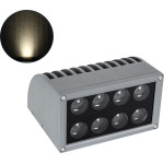 GloboStar FLOOD-Dena ���������� ��������� Wall Washer ��� ������� ������� - ������ & ������� Led 16W 1520lm 5� Dc 24V ��������� IP67 �15.5 x �13 x �9.1cm ������ ����� 4500K - ���� ������� - 3 Years Warranty - (90486)
