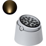 GloboStar FLOOD-Rana ���������� ��������� - ���� �������� Wall Washer ��� ������� ������� Led 36W 3240lm 5� Dc 24V ��������� IP67 �26.5 x �20cm ����� ����� 2700K - ���� - 3 Years Warranty - (90489)
