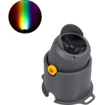 GloboStar FLOOD-Sima ���������� ��������� - ���� �������� Wall Washer �� ������������� ������ ��� ������� ������� Led 24W 2040lm 30� Dc 24V ��������� IP67 �14.5 x �24.2 x �22.5cm Rgbw DMX512 - ���� ������� - 3 Years Warranty - (90494)