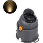 GloboStar FLOOD-Sima ���������� ��������� - ���� �������� Wall Washer �� ������������� ������ ��� ������� ������� Led 36W 3240lm 30� Dc 24V ��������� IP67 �21 x �26 x �27cm ����� ����� 2700K - ���� ������� - 3 Years Warranty - (90495)