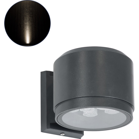 GloboStar WALLLIGHT-Gona ��������� ������ - ������ Led 24W 2280lm 5� Dc 24V ��������� IP67 �13 x �16.5 x �5cm ������ ����� 4500K - ���� ������� - 3 Years Warranty - (90484)