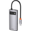 Baseus Multifunctional Hub Docking Station 4 In 1 Type-C Gray - (CAHUB-CY0G)