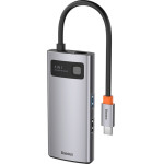 Baseus Multifunctional Hub Docking Station 4 In 1 Type-C Gray - (CAHUB-CY0G)