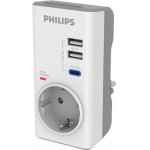 Philips ��������� ��������� �� 2USB+Type-C, 3680W, 380J - (CHP8010W/GRS)