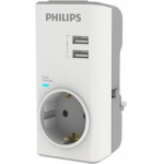 Philips ��������� ��������� �� 2USB, 3680W, 380J - (CHP4010W/GRS)