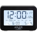 Adler Alarm Clock Black - (AD1196B)