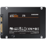 Samsung Ssd 2.5'' 2TB Series 870 EVO, MLC, SATA3, Read 560MB/s, Write 530MB/s, 5YW. - (MZ-77E2T0B-EU)