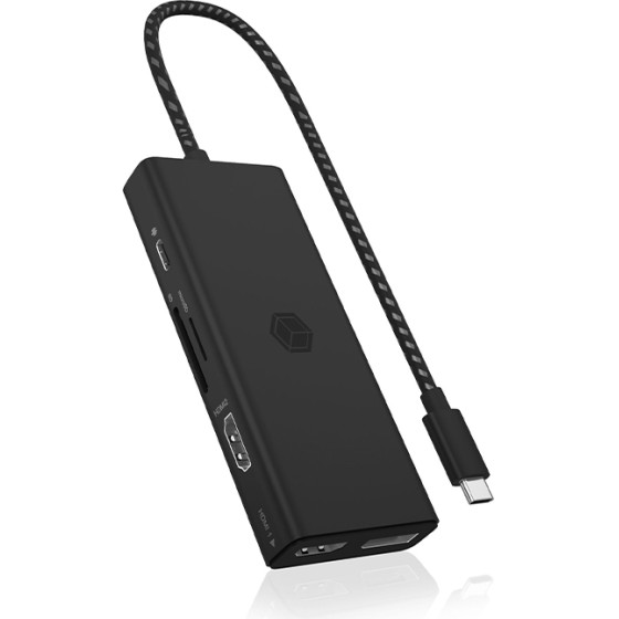 Icy Box IB-DK4011-Cpd Usb TYPE-C Docking Station With Triple Video OUTPUT