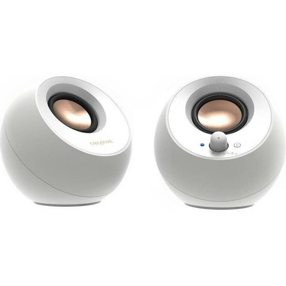 Creative Speakers Pebble V3 Usb 2.0 Wht - (51MF1700AA002)