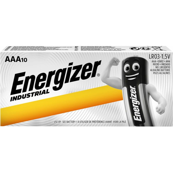 Energizer Industrial LR03 Aaa P10 (10���) - (EINDAAA)
