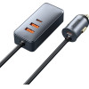 Baseus ��������� ����������� Type C �� �������� 1.5m 2x USB-A 1x Type C 120W Pps Qc Pd ���� - (CCBT-A0G)