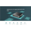 TP-Link Desktop Switch 5-Port Gigabit, 4x PoE+, Ver. 2.0 - (TL-SG1005LP)
