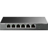 TP-Link Desktop Switch 6-Port 10/100Mbps, 4x PoE+, Ver. 1.0 - (TL-SF1006P)