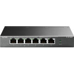 TP-Link Desktop Switch 6-Port 10/100Mbps, 4x PoE+, Ver. 1.0 - (TL-SF1006P)
