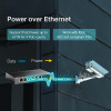 TP-Link Desktop Switch 6-Port 10/100Mbps, 4x PoE+, Ver. 1.0 - (TL-SF1006P)
