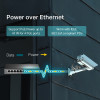 TP-Link Desktop Switch 8-Port 10/100Mbps, 4x PoE, Ver. 2.0 - (TL-SF1008LP)