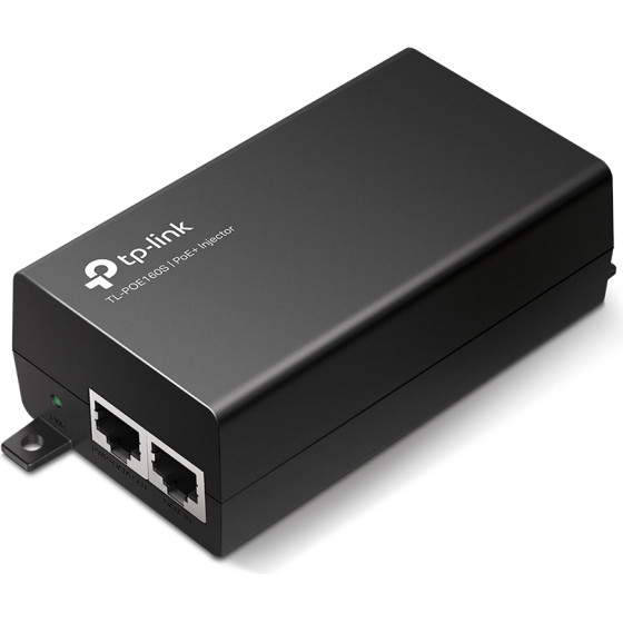 TP-Link Gibagit PoE+ Injector 802.3af/At - (TL-POE160S)