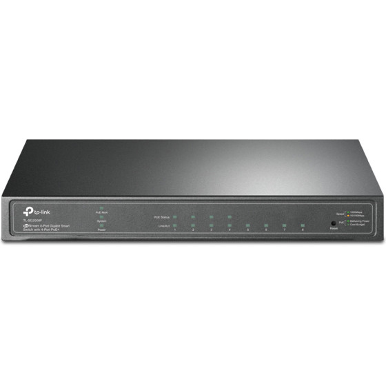 TP-Link Jetstream Switch 8-Port Gigabit, 4x PoE+, Ver. 3.0 - (TL-SG2008P)