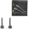 Nedis CVTB34000GY100 High Speed Hdmi Cable With Ethernet 4K@30Hz 18GBps 10.00m Gun Metal GREY