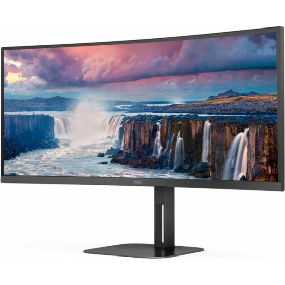 AOC Led CU34V5C Qhd Va Curved 34'' - (CU34V5C/BK)