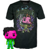 Funko Pop! Tee (Adult): Marvel What If...? - Infinity Killmonger (Blacklight) (Special Edition) Bobble-Head Vinyl Figure T-Shirt (S)