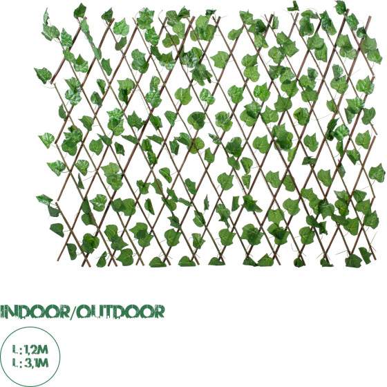 GloboStar Artificial Garden Vine Leaves ���������� �������� �������� ��������� - ������� ����� ������� ����������� �110 x �10 x �120cm (min) �310 x �10 x �45cm (max) - (78499)