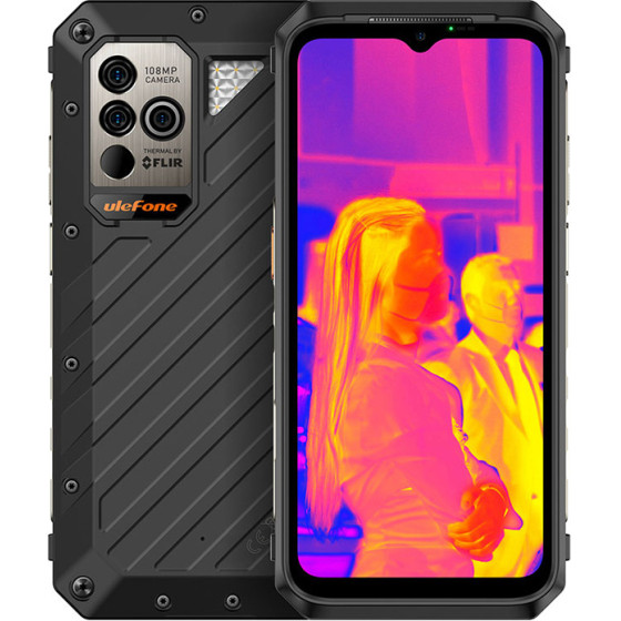 Ulefone Smartphone Power Armor 18T, 5G, 6.58'' 12/256GB, 9600mAh, ����� - (ARMOR18T-BK)