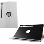 Volte-Tel ���� Samsung X900 Tab S8 ULTRA/X906 Tab S8 Ultra Lte 14.6'' Leather Book Rotating Stand WHITE - (5205308330308)