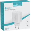 Powertech ��������� ������ USB-C, Pd QC3.0, 30W, ������ - (PT-1043)