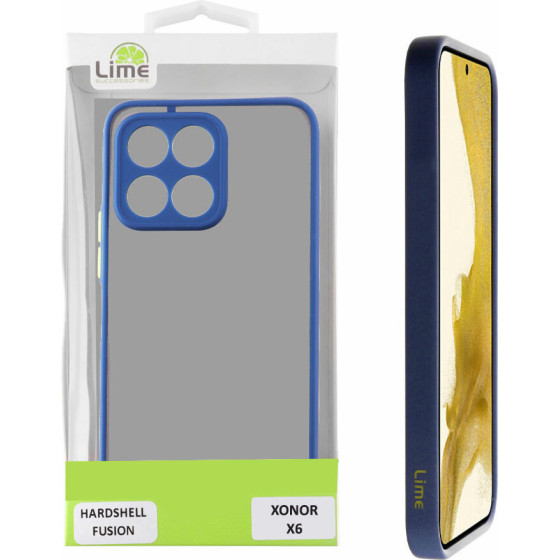 Lime ���� Honor X6 6.5'' Hardshell Fusion Full Camera Protection Blue With Yellow KEYS