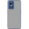Lime ���� Realme Gt Neo 3 5G 6.7'' Hardshell Fusion Full Camera Protection Blue With Yellow KEYS