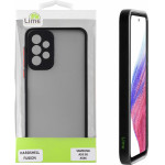 Lime ���� Samsung A53 5G A536 6.5'' Hardshell Fusion Full Camera Protection Black With Red KEYS