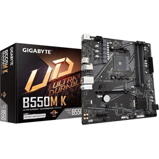 Gigabyte Motherboard B550M K, AM4 ,Matx - (B550M K G10)