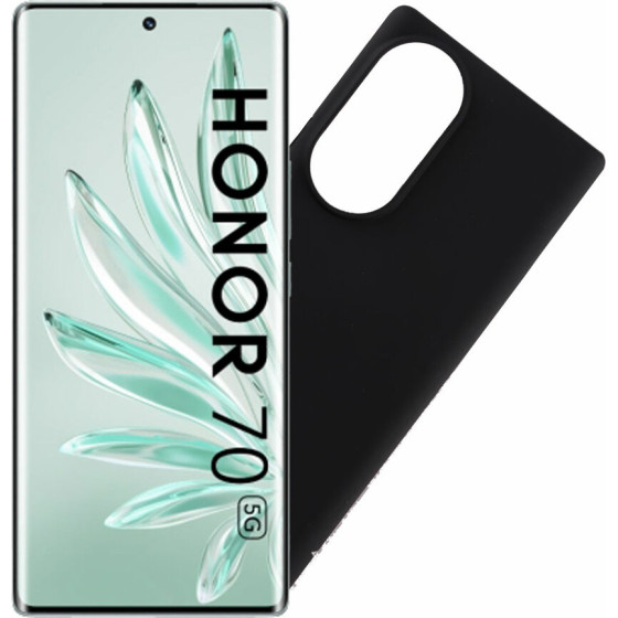 Volte-Tel ���� Honor 70 6.67'' Silicon Tpu BLACK - (5205308328039)