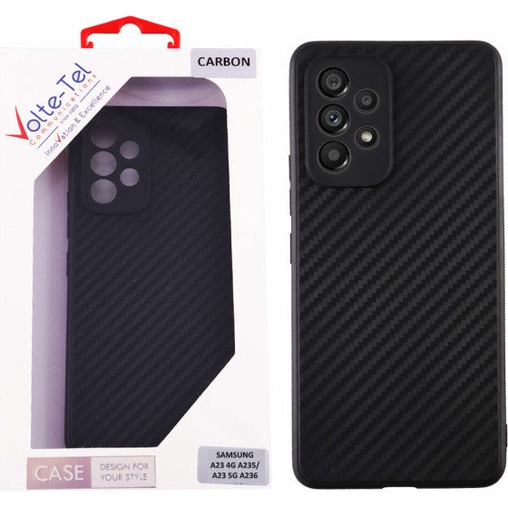 Volte-Tel ���� Samsung A23 4G A235/A23 5G A236 6.6'' Carbon Camera Protective BLACK - (5205308326110)
