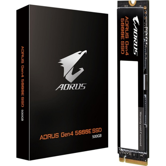 Gigabyte Ssd Nvme M.2 Aorus Gen4 5000E Ssd 500GB - (AG450E500G-G G10)