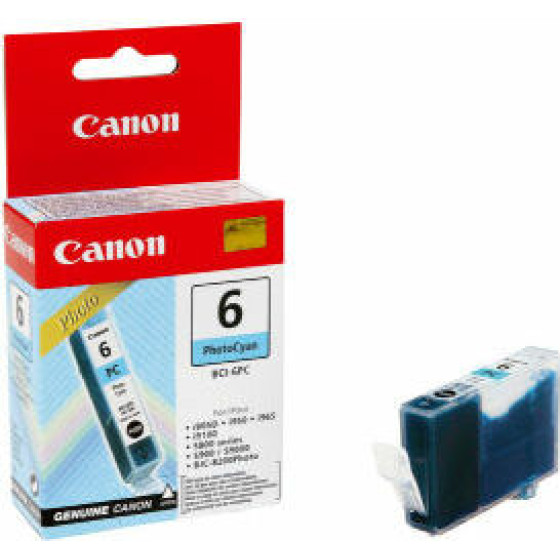 Canon Bj Ink BCI-6PC Photo Cyan - (4709A002AF)