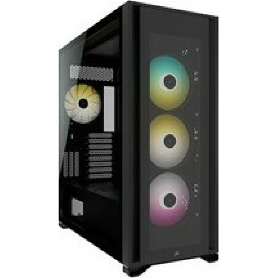 Corsair - Icue 7000X Rgb Tempered Glass Full-Tower Atx Pc Case - Black - (CC-9011226-WW)