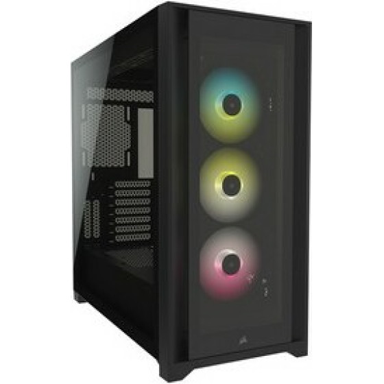 Corsair Case 5000X Icue Rgb Tg Mid Black - (CC-9011212-WW)