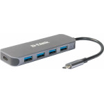 Dlink D-Link USB-C To 4-Port Usb 3.0 Powdel - (DUB-2340)