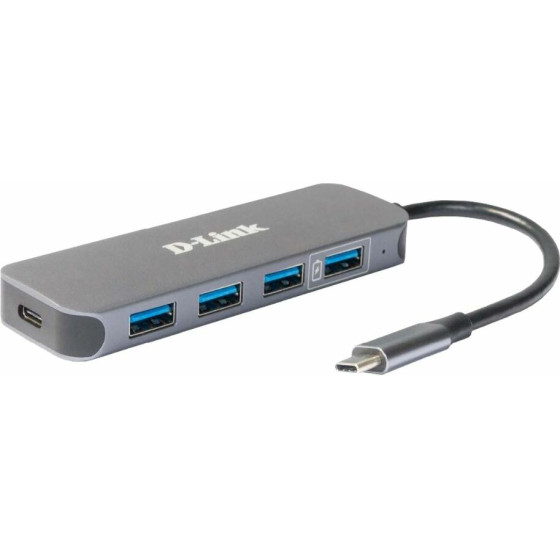 Dlink D-Link USB-C To 4-Port Usb 3.0 Powdel - (DUB-2340)