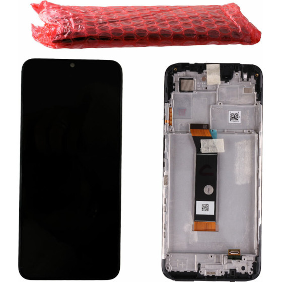 Xiaomi Poco M4 5G ����� + Touch Screen + Lens + Frame Black Original Service Pack - (560005L19P00)