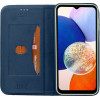 Idol 1991 ���� Samsung A14 4G A145/A14 5G A146 6.6'' Elite ANTI-Rfid Book Stand BLUE - (5205308330889)