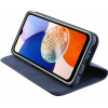 Idol 1991 ���� Samsung A14 4G A145/A14 5G A146 6.6'' Elite ANTI-Rfid Book Stand BLUE - (5205308330889)